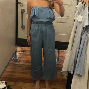 Blue jumpsuit